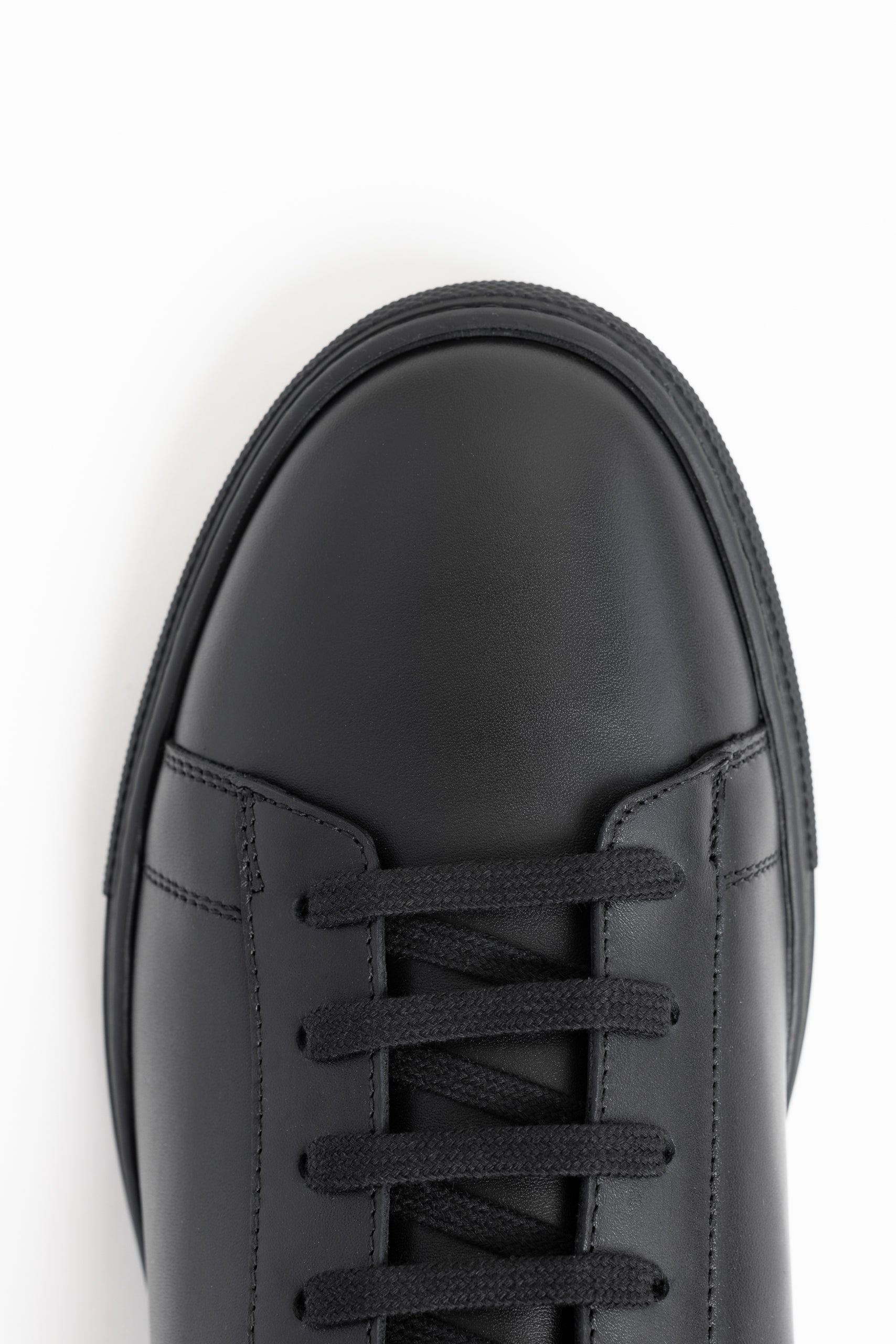 Black Calfskin Città Sneaker – OLEN - Main Image