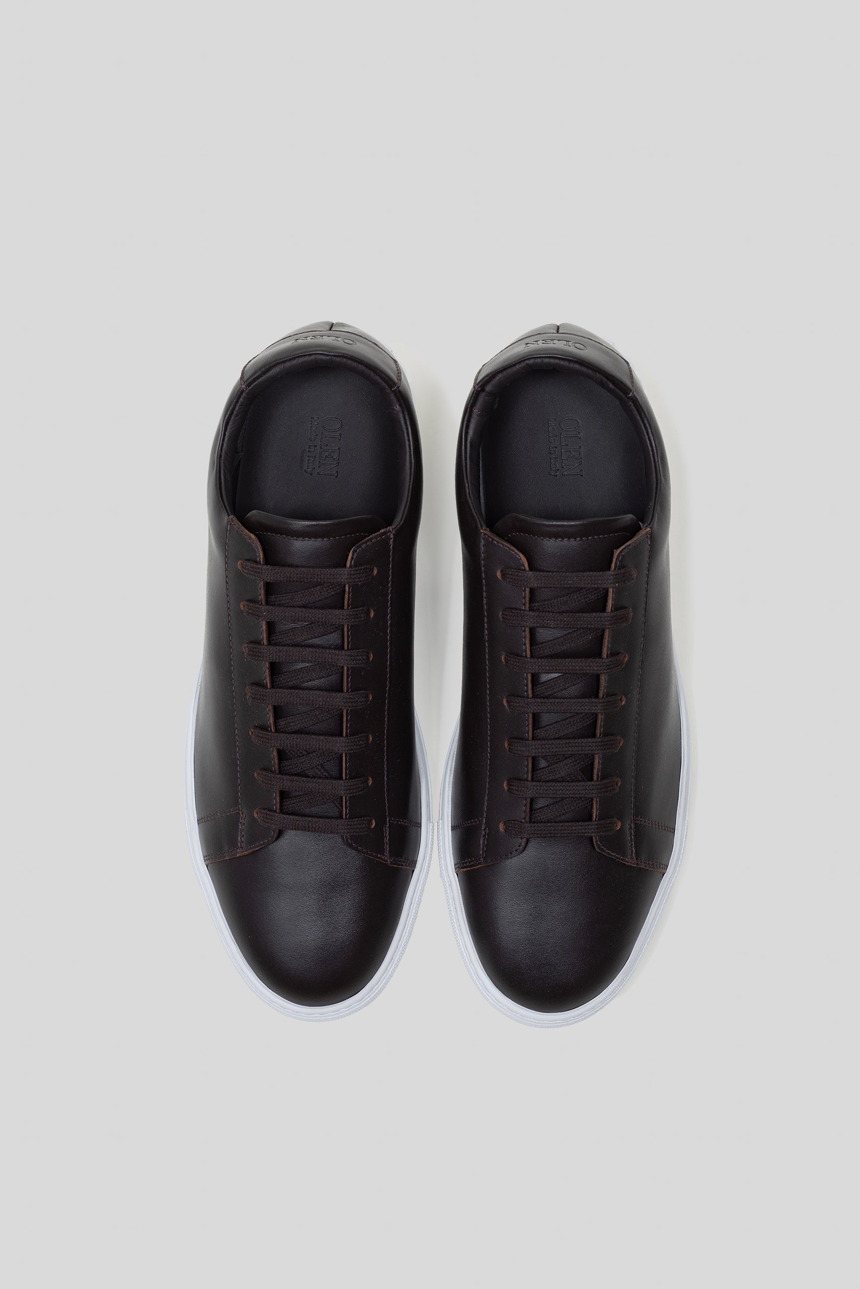 Dark Brown Calfskin Città Sneaker